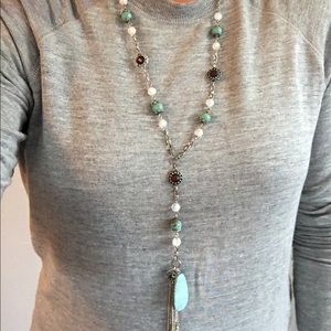 Aqua necklace